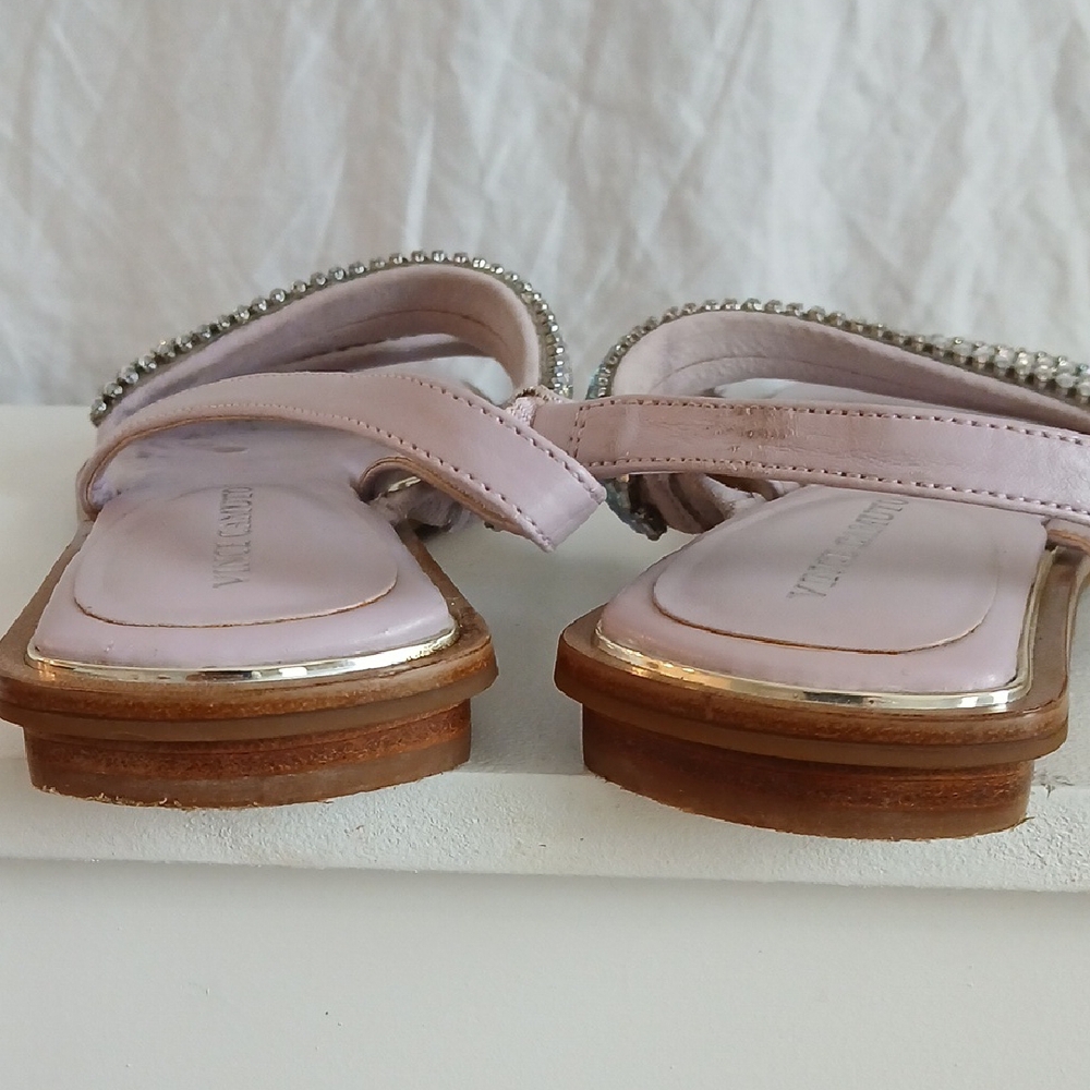 Vince Camuto Lavender Sandals with Rhinestones - Picture 5 of 5